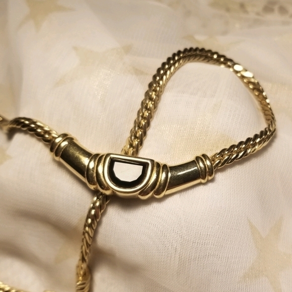 VTG SWAROVSKI Austrian Crystal Necklace SIGNED SAL - Picture 5 of 8